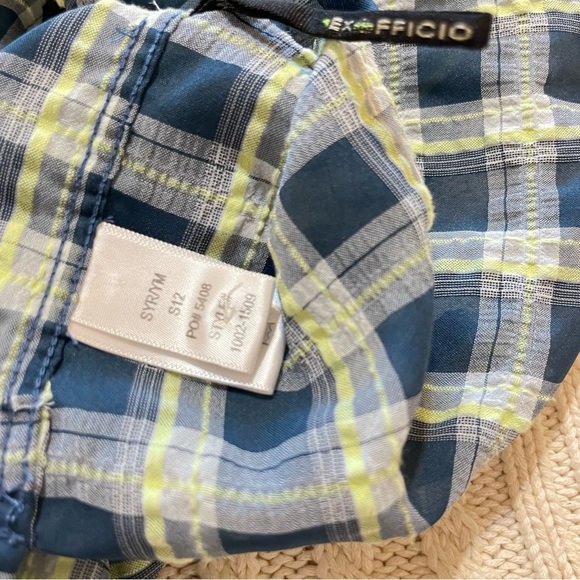 Exofficio Short Sleeve Shirt Seersucker Size XXL - Picture 8 of 10